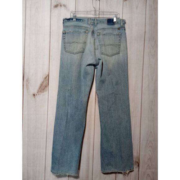 Lucky Brand Jeans Men's 34 Thrashed Light Wash - Picture 2 of 9